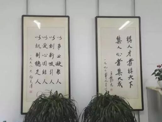 北大青鳥(niǎo)集團(tuán)創(chuàng)始人楊芙清和王陽(yáng)元院士親筆題