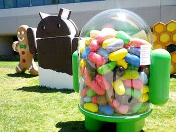 鄭州北大青鳥關(guān)注:Android 4.1“果凍豆”雕像現(xiàn)身谷歌總部